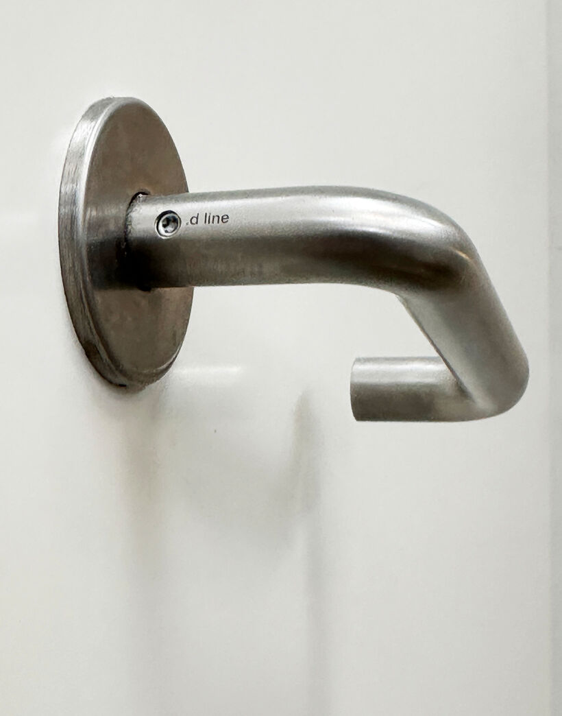 d line dørgreb 16 mm U m. klipsrosetter