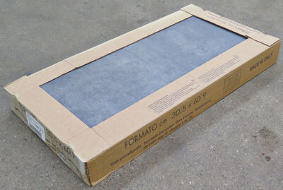 Væg/gulv fliser mørkegrå 305x609 mm, sæt á 1,48m2