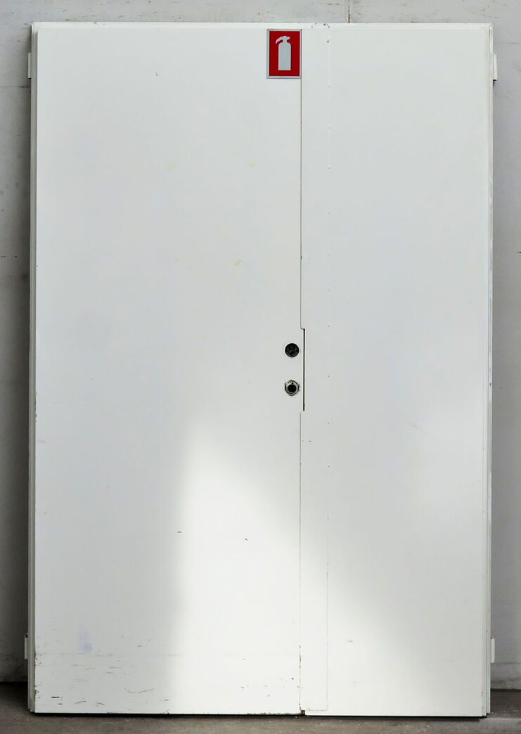 Dobbelt BS60 ståldør med karm