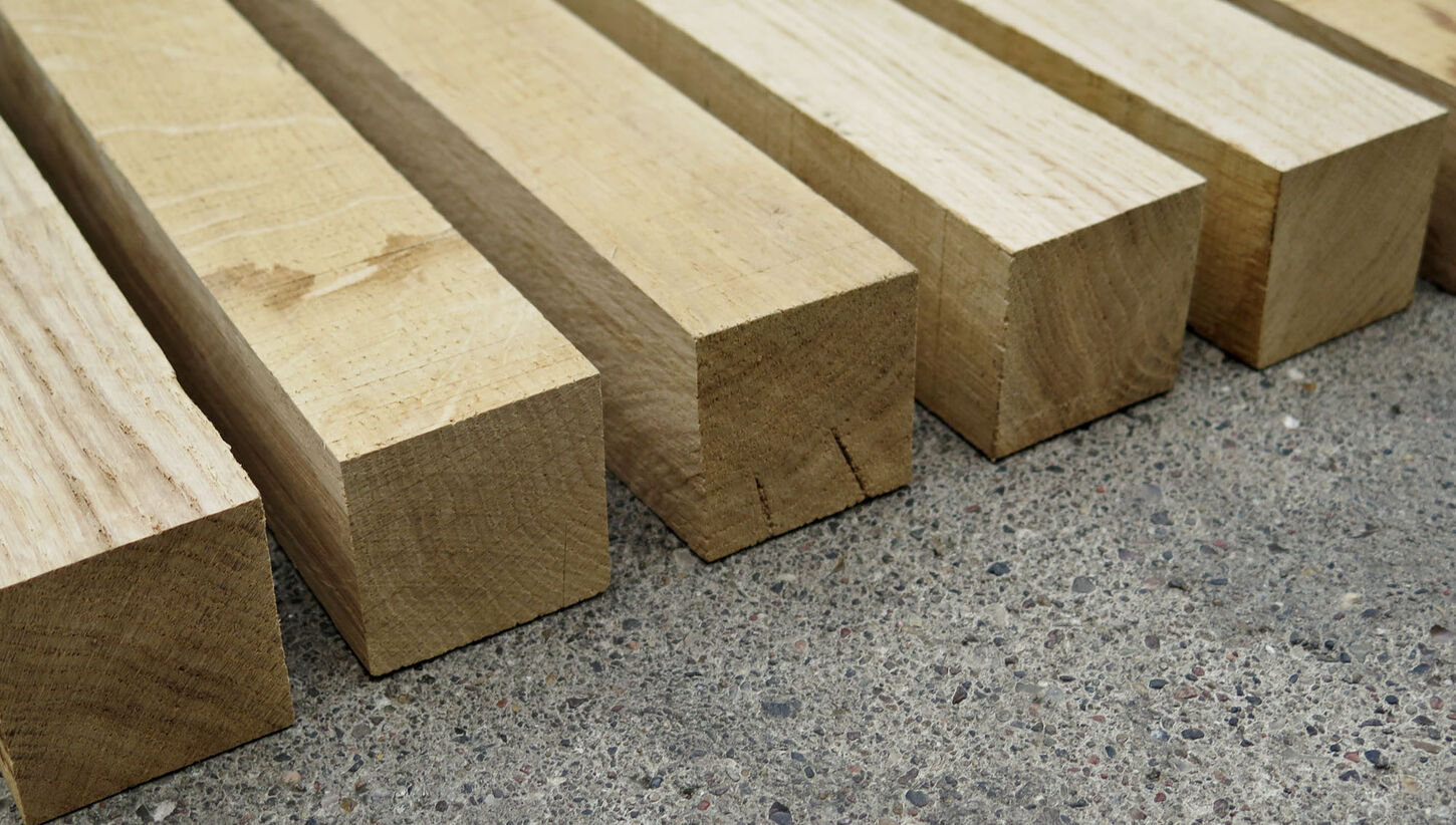 Egetræsstave 51x51x610mm Egetræsstave 51x51x610mm