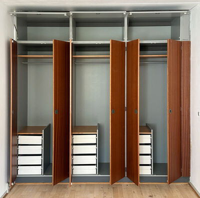 Tectum dobbelt garderobeskab m. skuffer