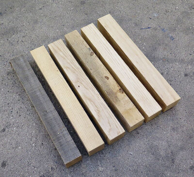 Egetræsstave 51x51x400mm Egetræsstave 51x51x400mm