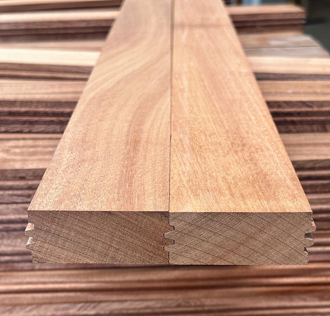 Mahogni 30x68 mm samlet parti - 228 lbm