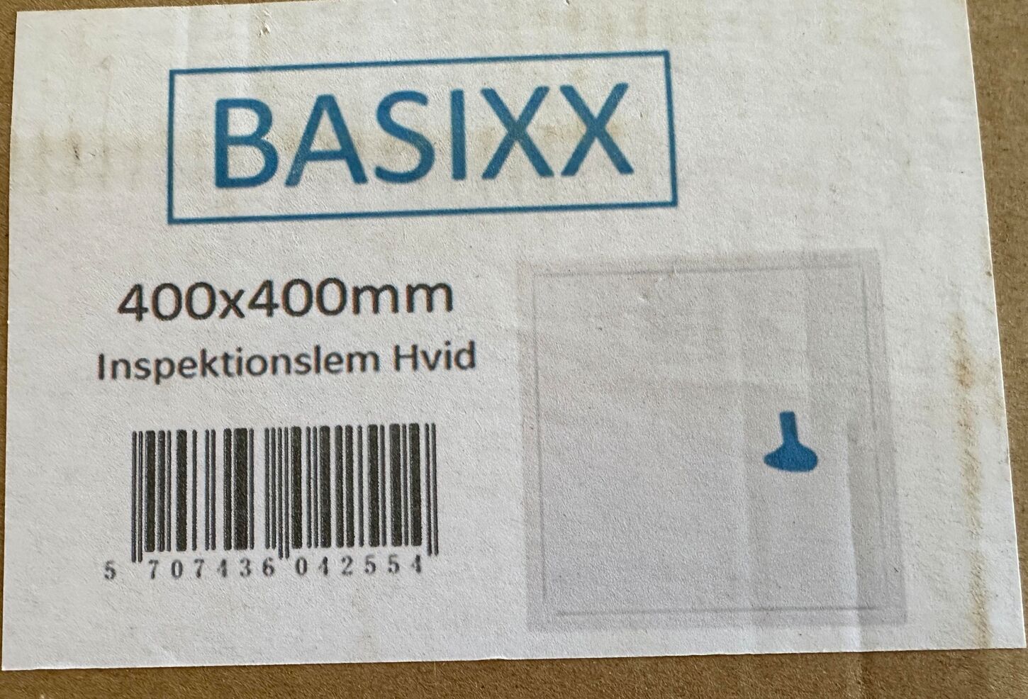inspektionslem 40x40 cm