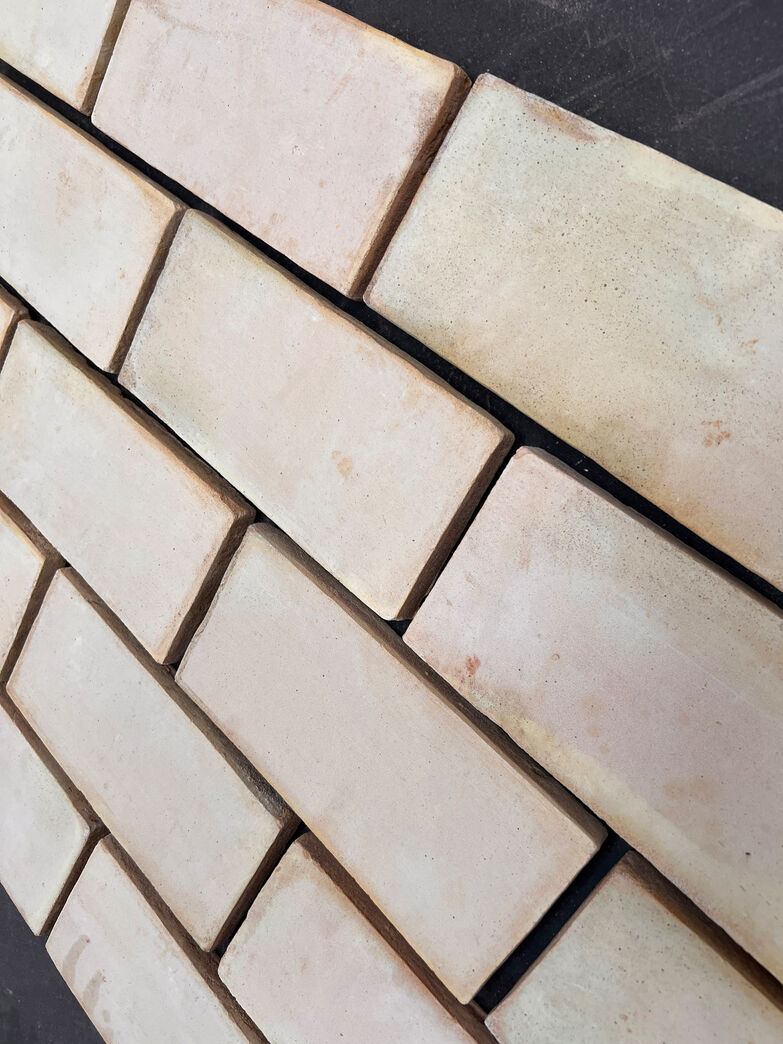 Gule rektangulære gulvtegl - 12 x 25 cm Gule rektangulære gulvtegl - 12 x 25 cm