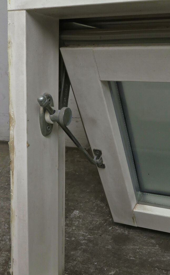 Termovindue med satineret glas - 107 cm