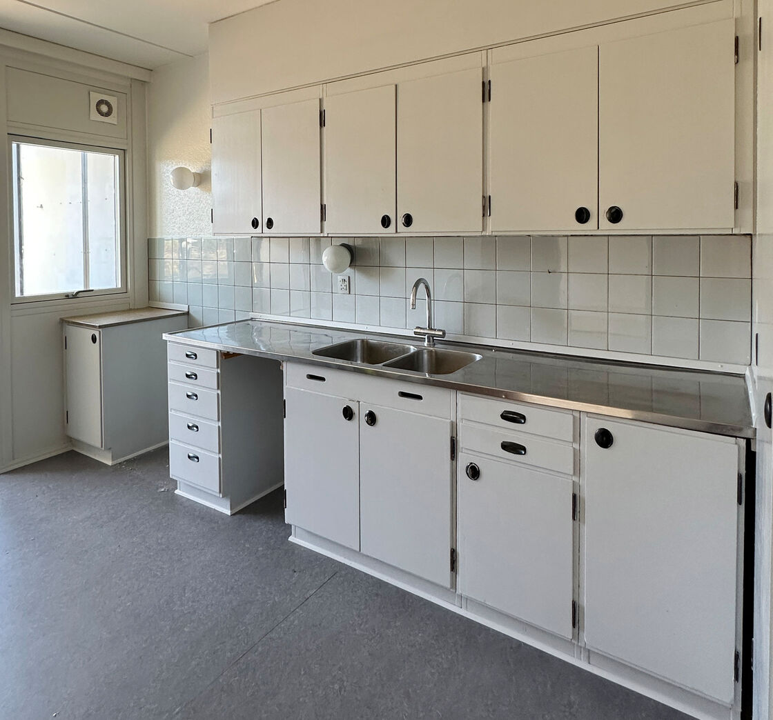 Komplet 60'er køkken, malet