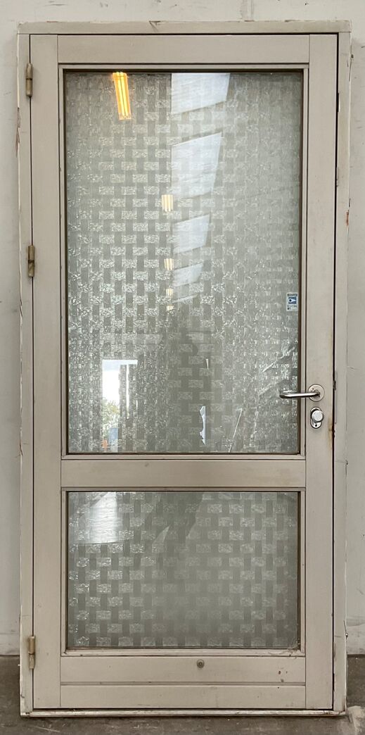 Yderdør med glas og karm Yderdør med glas og karm