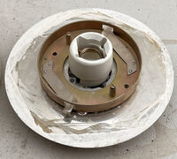 Loftlampe - opalglas