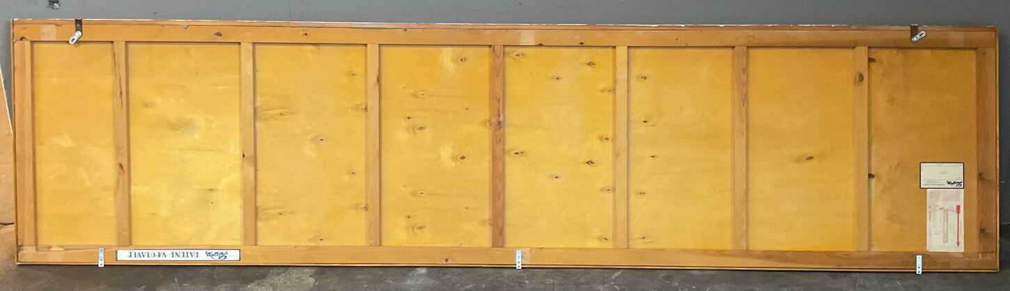 Gammel skoletavle 400x100 cm