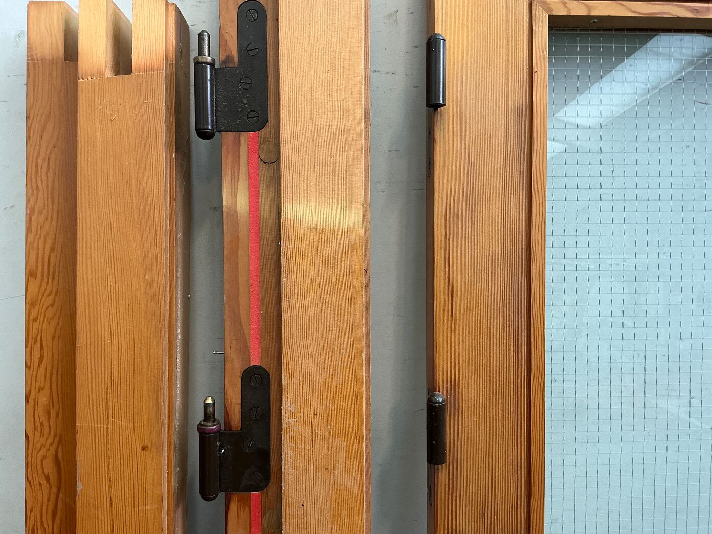 Dobbeltdør med karm