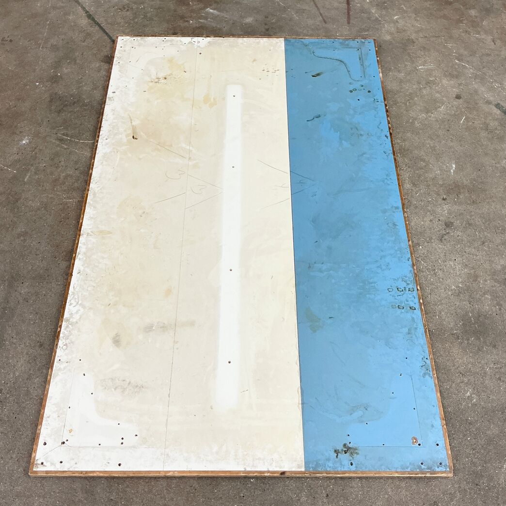 Laminatbordplade med egetræskant