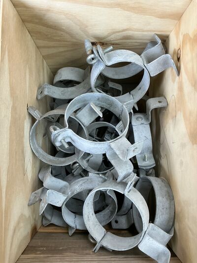 Hængselstift t/træ galv. Ø 90 mm