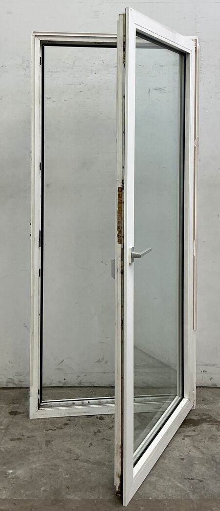 Terrassedør i plast med dreje kip, hh.