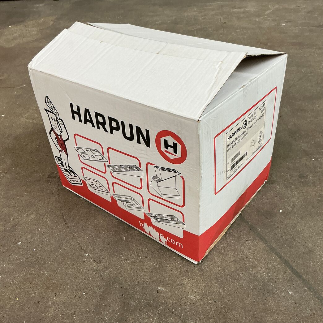 Kasse med Harpun justerbrik sort 10 mm - 400 stk