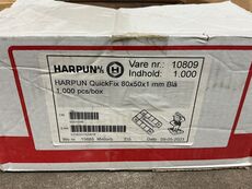 2 kasser Harpun quickfix 1 og 2 mm - 1800 stk