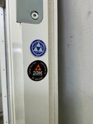 BD60 M16 dobbeltdør med glas u/karm