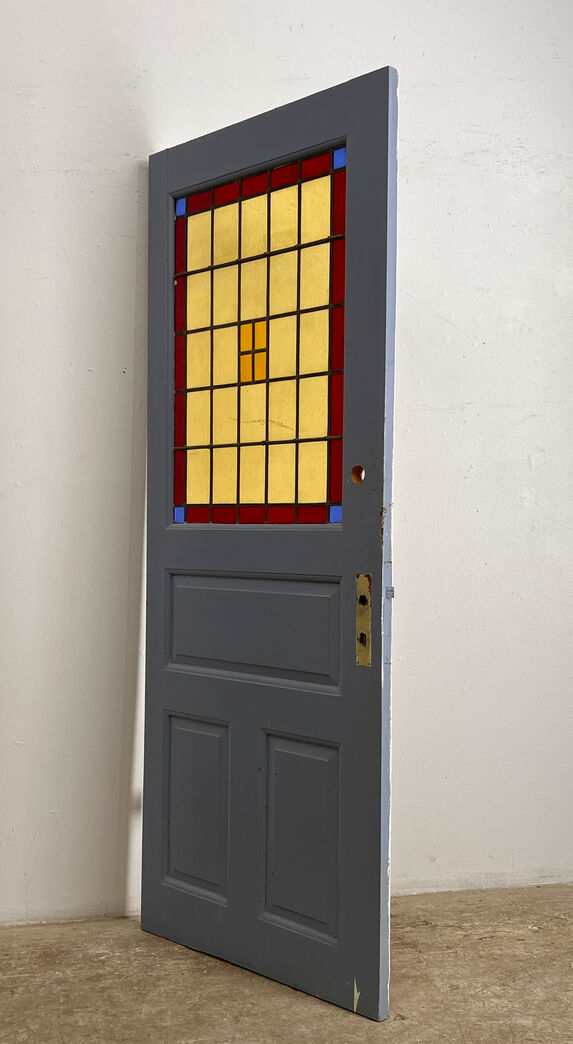 Fyldningsdør med glas