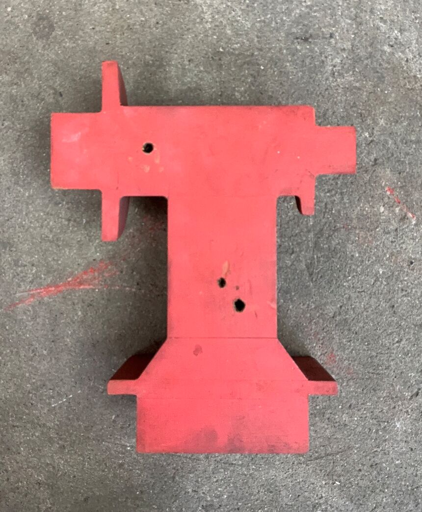 Støbeform fra Holbæk Jernstøberi