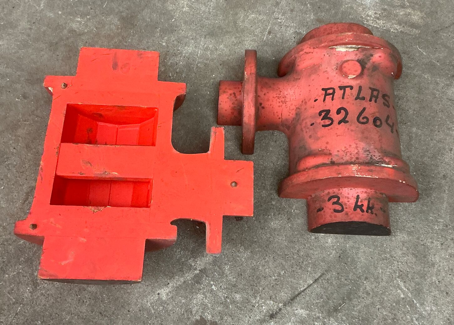 Støbeform fra Holbæk Jernstøberi