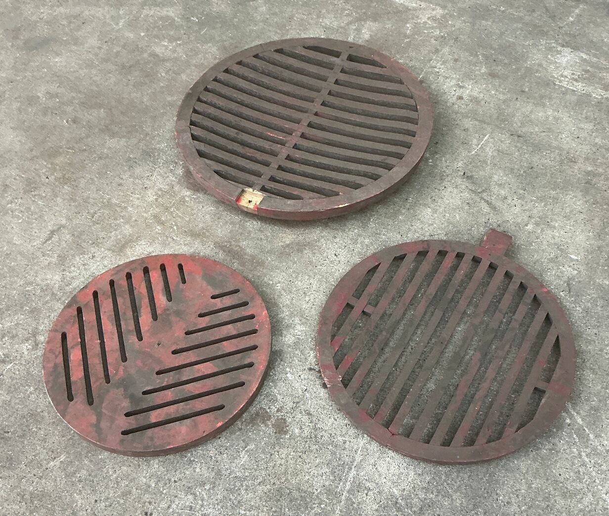 3 stk. støbeform fra Holbæk Jernstøberi