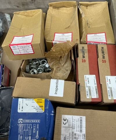 Bolte, Møtrikker og Skiver