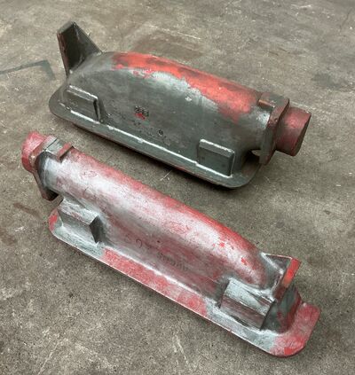 2 stk. støbeform fra Holbæk Jernstøberi