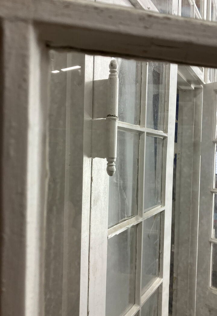 Havedørsparti med karm