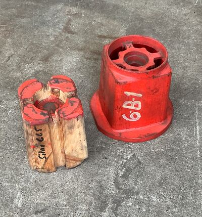 Støbeform fra Holbæk Jernstøberi