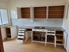 Malet komplet 60'er køkken