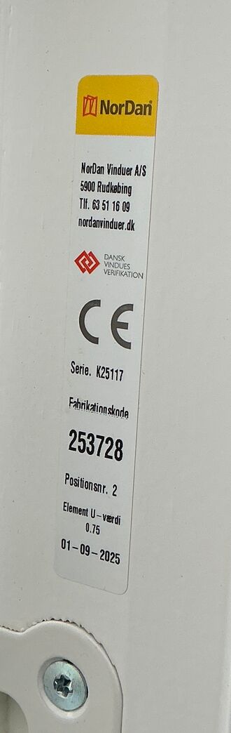 Ny yderdør med karm