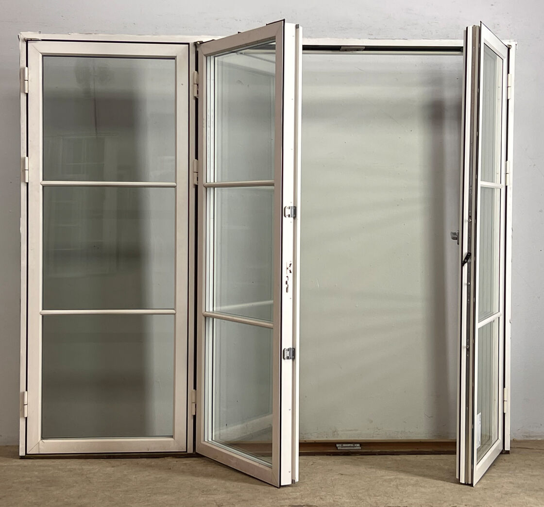 3-fløjet terrasedør med 3-lags glas