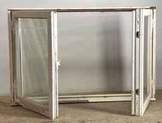 Bøjsø vindue med koblede termorammer