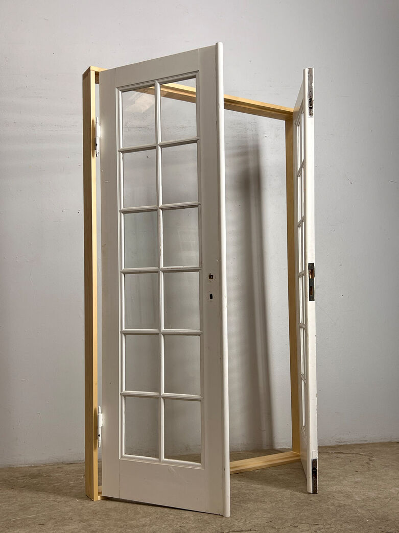 Fransk dør med karm