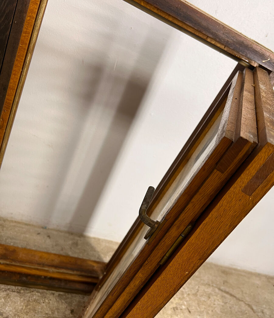 Sprossevindue i egetræ