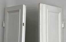 Dobbelt fløjdør med karm