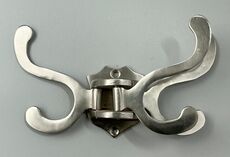 Foldeknage i børstet stål