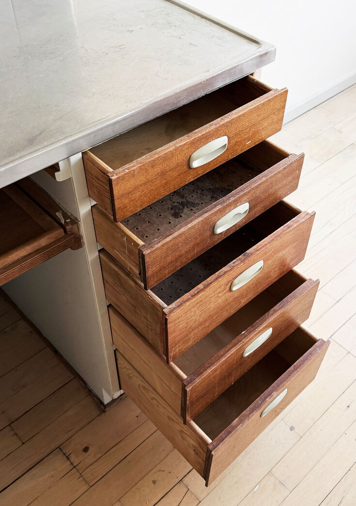 Originalt komplet 60'er køkken