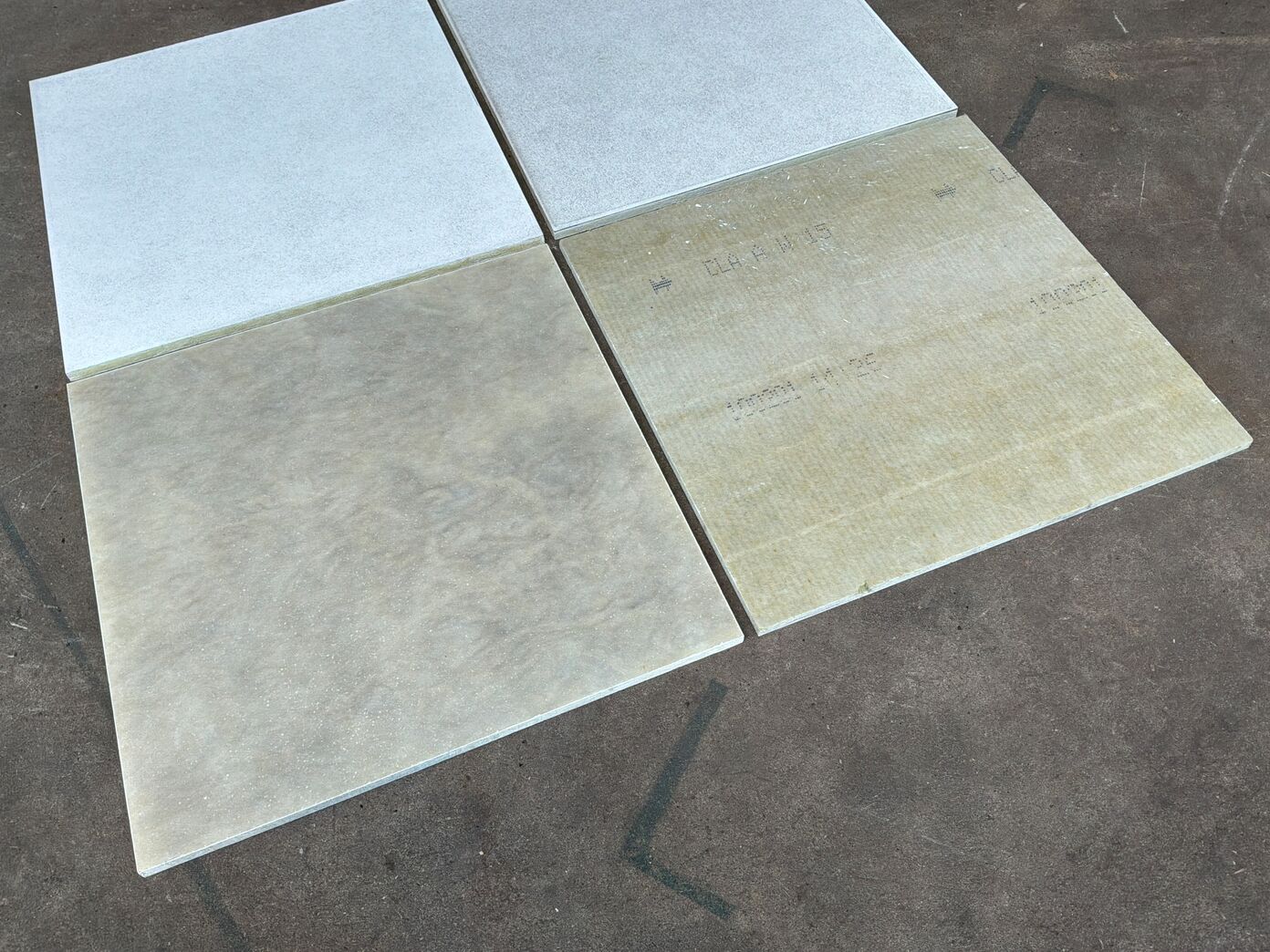 Akustikloftplade 59,2x59,2x1,5 cm
