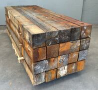 20x20 cm tømmer fra vindmølletransport 255 cm