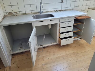 Komplet lille 60'er køkken