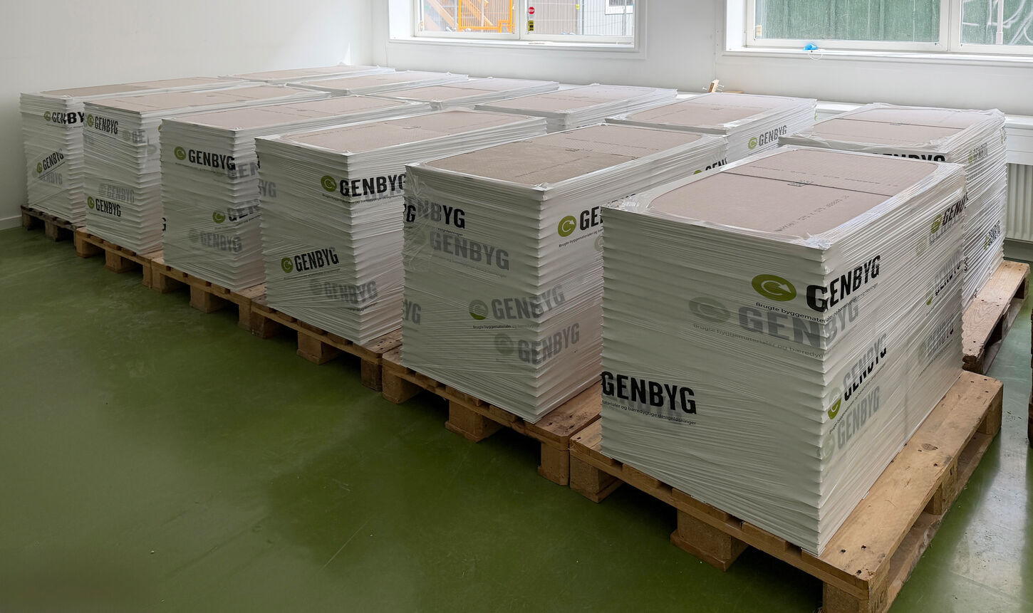 Gips akustikloft 57,5x57,5x12,5 cm