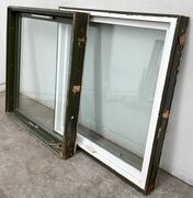 Grønt Termovindue 119x125 m/alu vandnæse