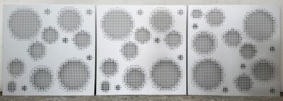Aluminiumsplade med hulmønster 1195x1195 mm