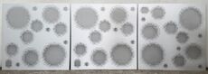 Aluminiumsplade med hulmønster 1195x1195 mm