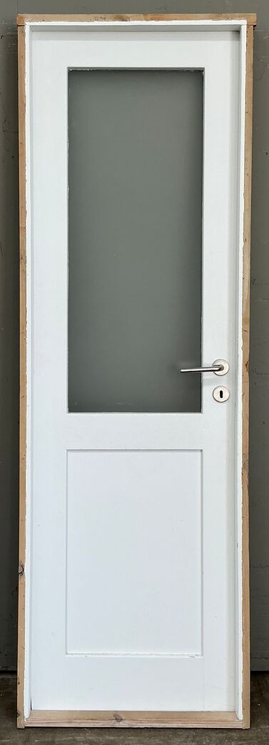 Badeværelsesdør med glas 68 cm