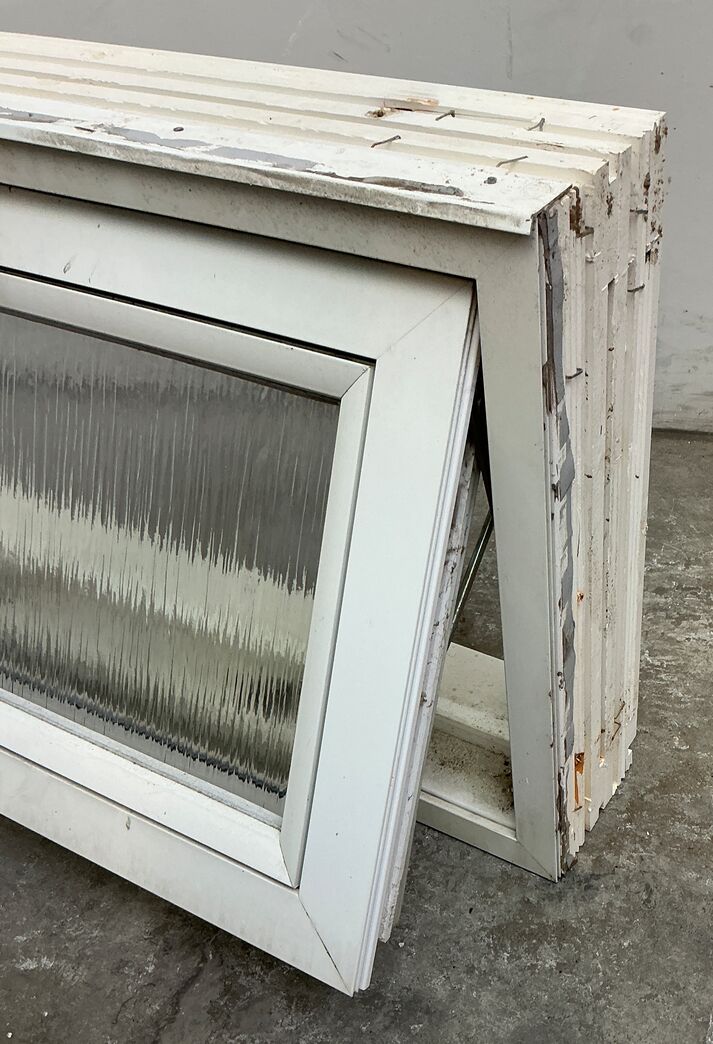 Termovindue med cotswold glas - 94 cm