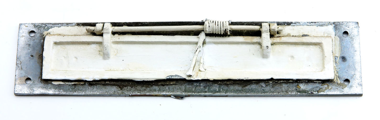 Brevsprække - forkromet messing