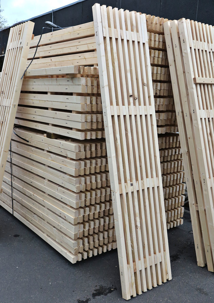 Ny stilladstralle / stilladsdæk - kort model