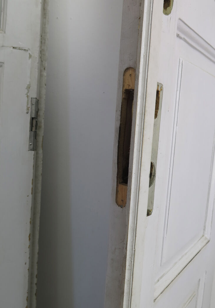 Dobbelt yderdør med karm